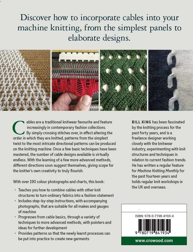 Machine Knitting Techniques: Cables