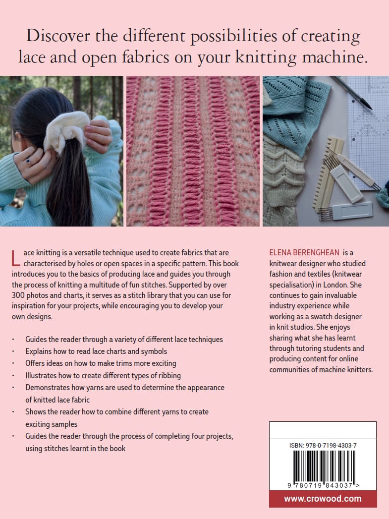 Machine Knitting Techniques: Lace and Open Fabrics