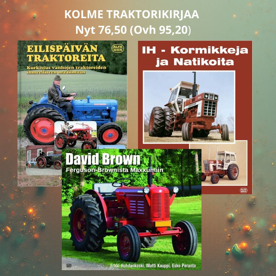 Traktorikirjapaketti, sis. 3 kirjaa