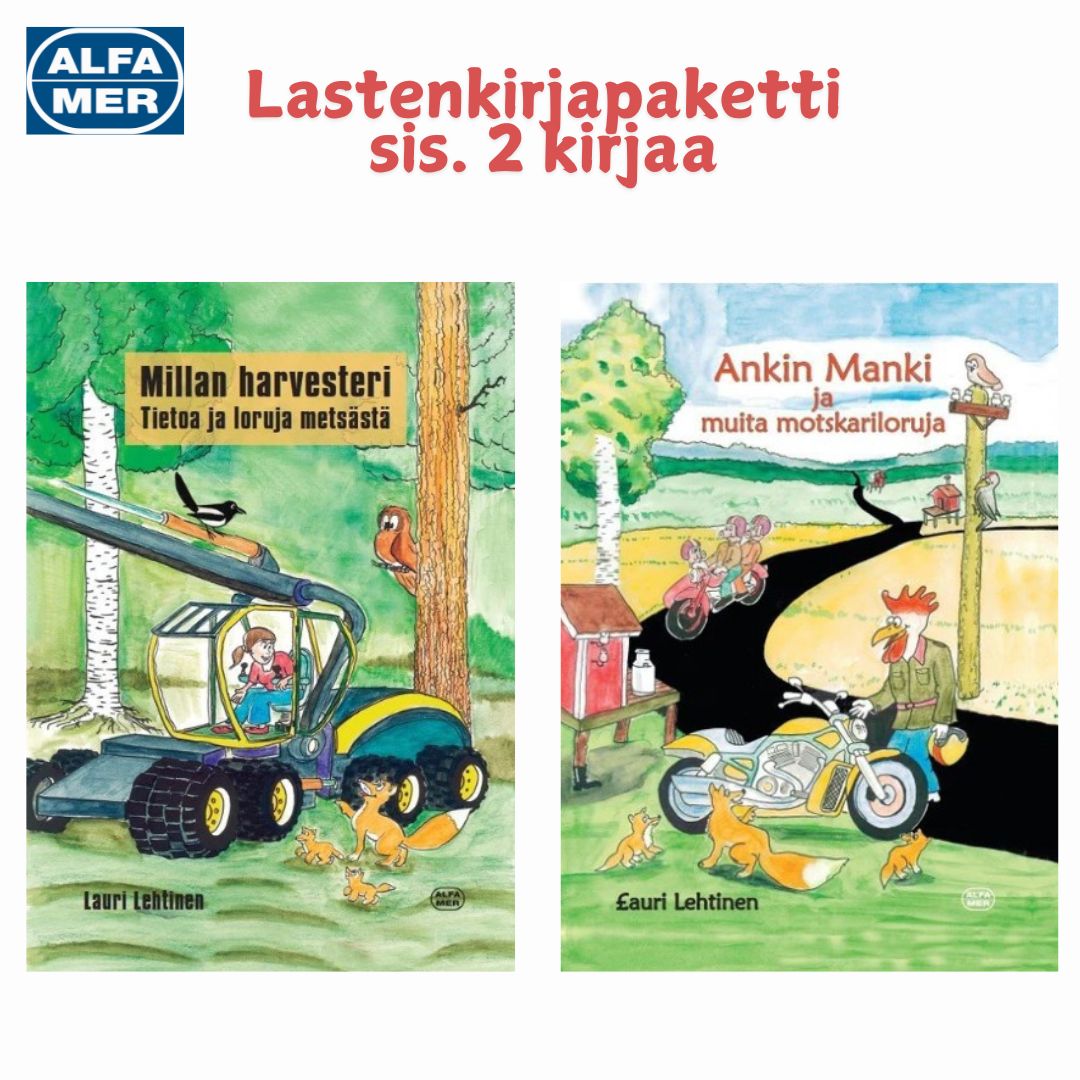 Lastenkirjapaketti sis. 2 kirjaa