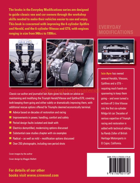 Everyday Modifications for your Triumph Spitfire, Herald, Vitesse and GT6