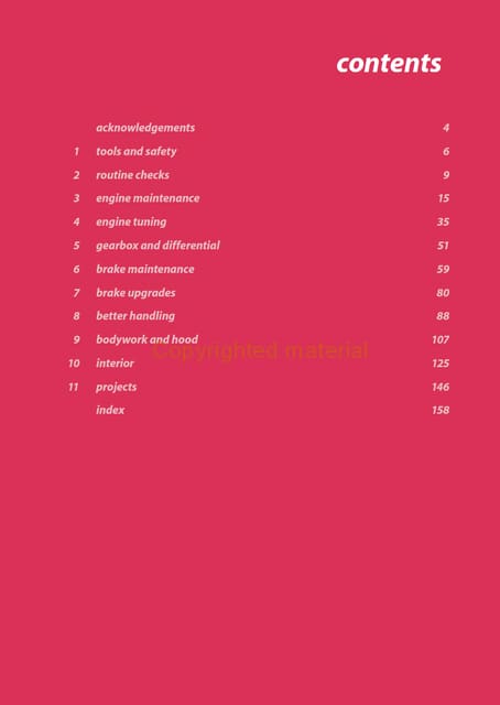 Mazda MX-5 Maintenance and Upgrades Manual