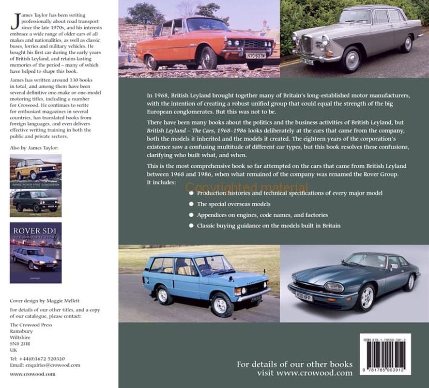 BRITISH LEYLAND THE Cars, 1968-1986