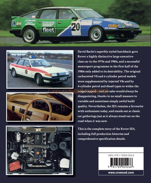ROVER SD1 The Full Story 1976-1986