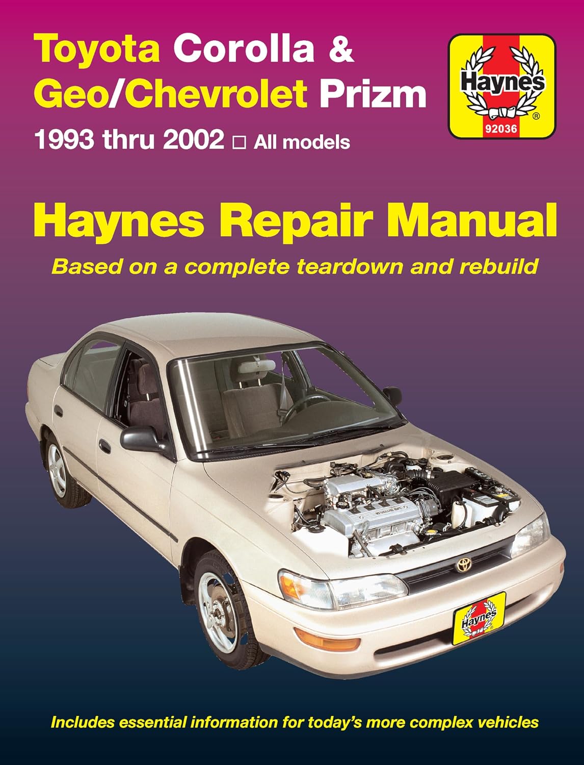Toyota Corolla/Geo Prizm/Chevrolet Prizm 1993-2002