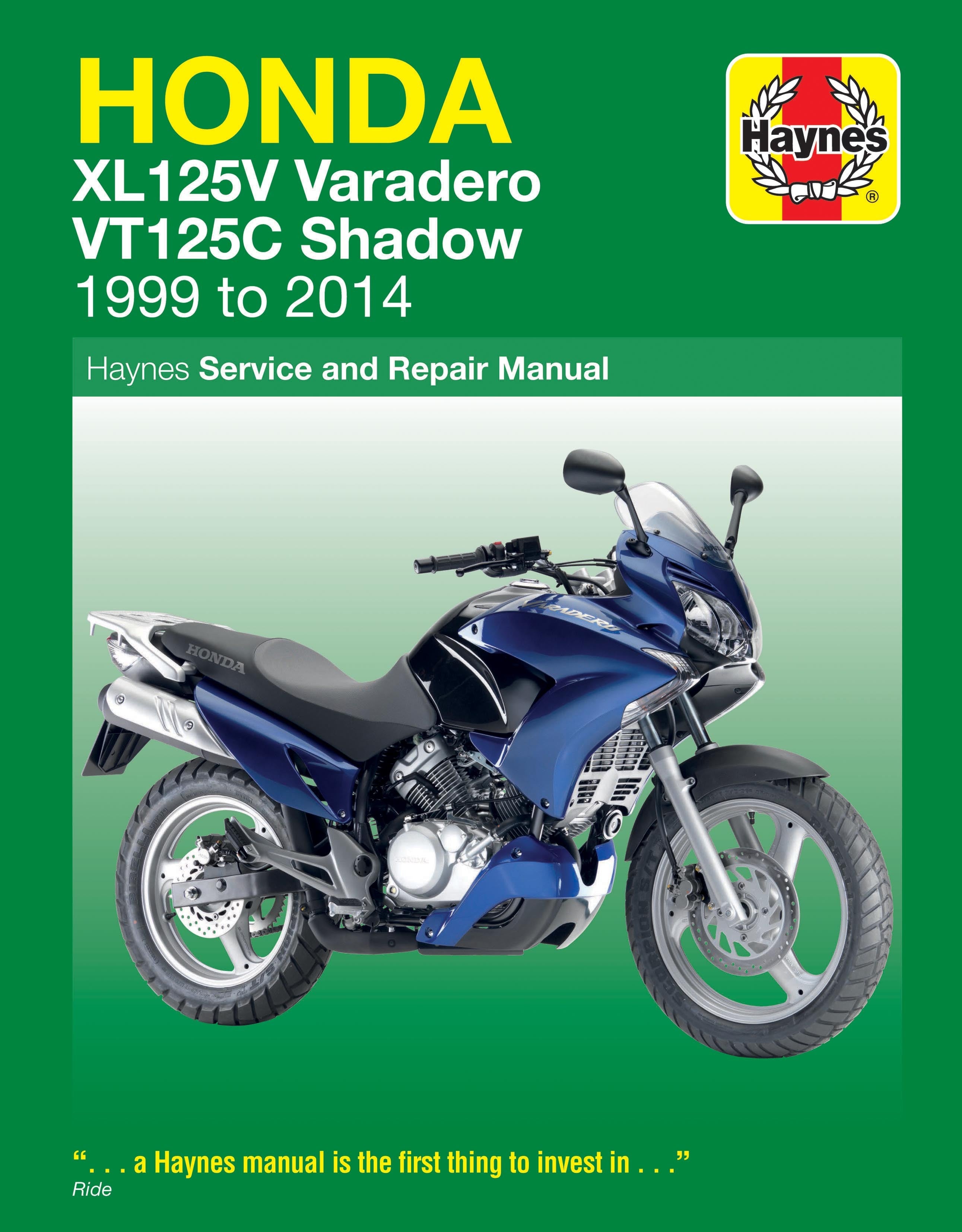 Honda XL125V & VT125C 1999-2014
