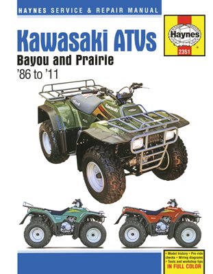 Kawasaki Bayou/Prairie 1986 - 2011