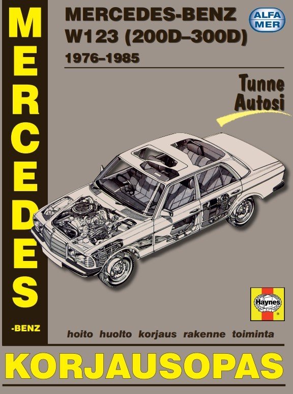 Mercedes W123 diesel 200D-300D 1976-1985