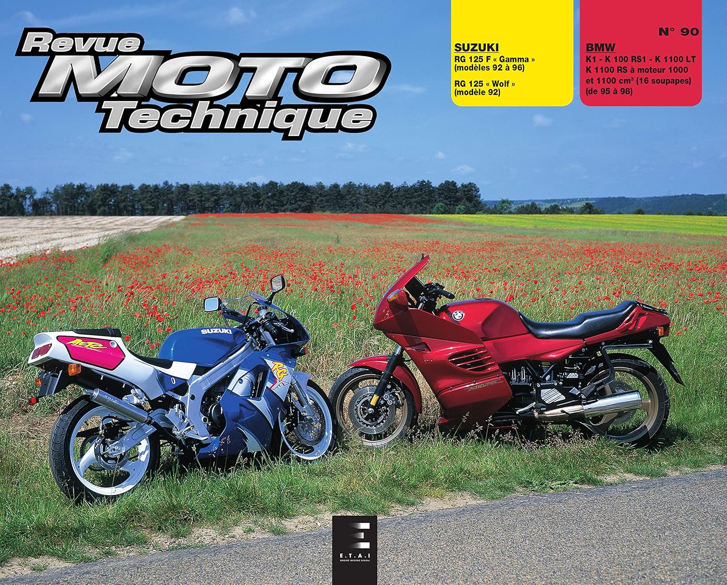 Suzuki RG125Gamma/Wolf 92-96/BMW K1/K100RS1/K1100LT/1100RS 89-97
