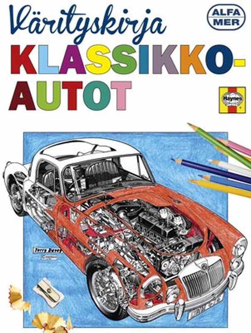 Coloring book: Classic cars