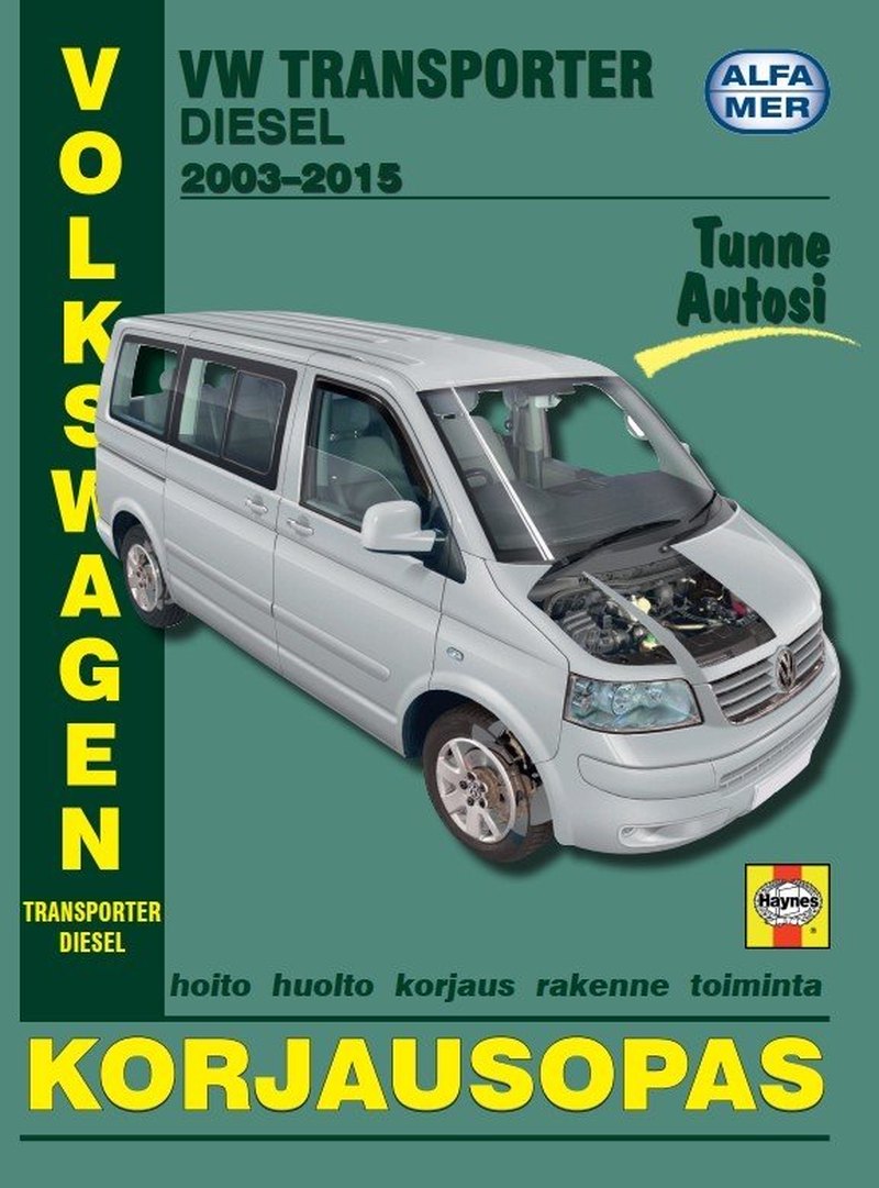 Volkswagen Transporter korjausopas suomeksi - Alfamer