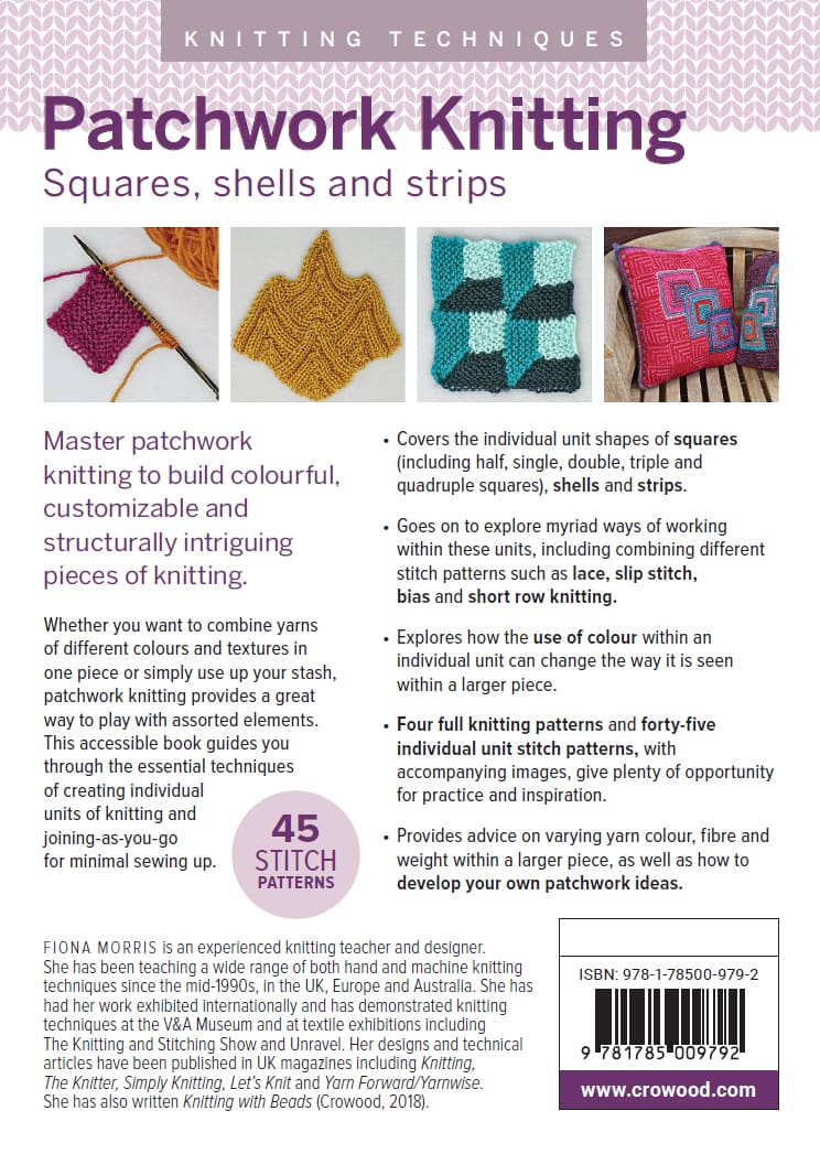 Patchwork Knitting - Squares, shells and strips