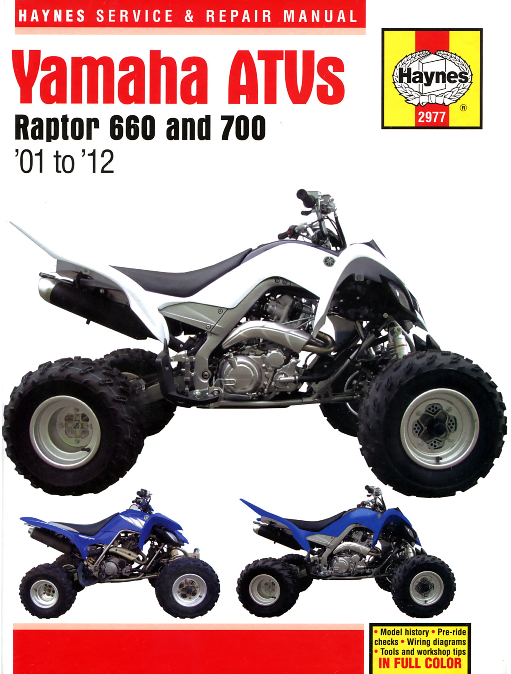 Yamaha Raptor 660 and 700 (2001 - 2012)