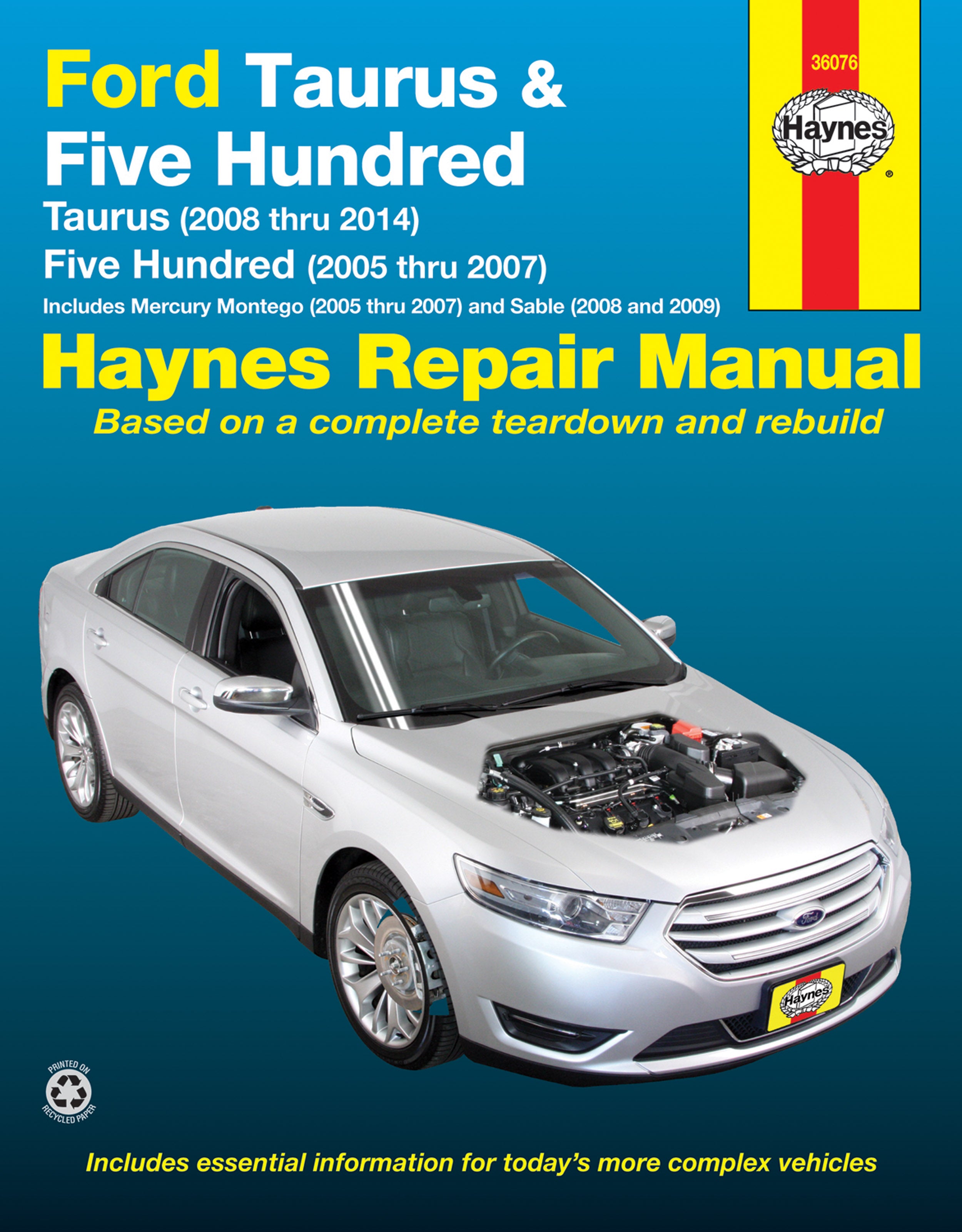 Ford Taurus & Five Hundred 2008 - 2014