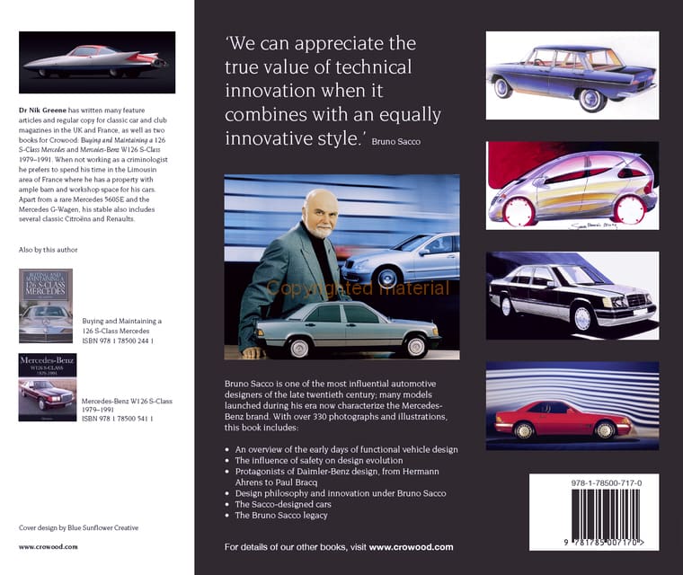 BRUNO SACCO Leading Mercedes-Benz Design 1979-1999