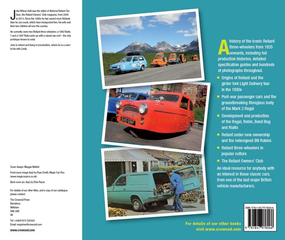 RELIANT THREE-WHEELERS - The Complete Story