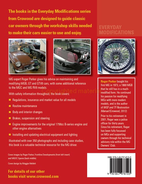 Everyday Modifications for Your MGB, GT and GTV8
