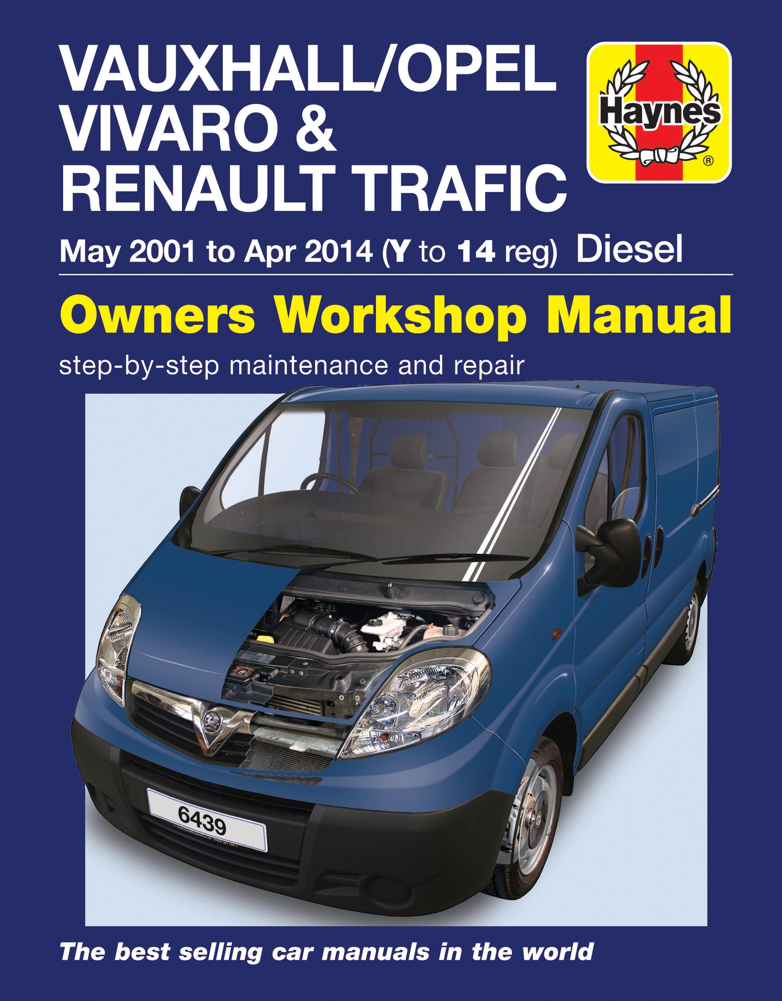Opel Vivaro &amp; Renault Trafic diesel 2001-2014